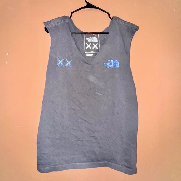 KAWS x The North Face Cutoff Tank Top - Size Large - Picture 4 of 8